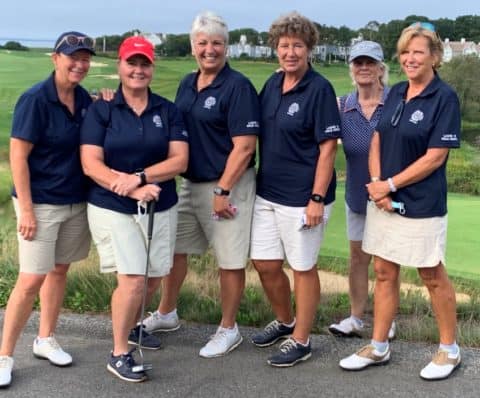 Captains II pictured L to R: Sarah Robinson, Paige Ferraguto, Linda Nichols, Regina McIntosh, Jan Baxter, and Peggy Jablonski.